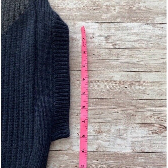 Kit & Ace Follen Cashmere Chunky Knit Oversized Sweater Tunic Top Lux Navy S/M - Picture 10 of 12